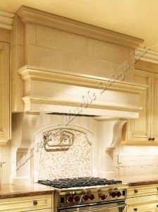 Custom design Stone Range Hood